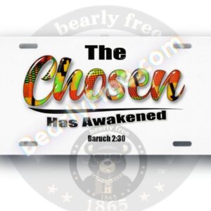 The Chosen Car Tag #1 (White)
