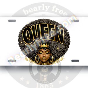 Queen #3 Tag (White)