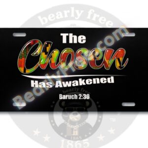 The Chosen Car Tag #2 (Black)