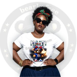 Haiti Bear Tee #1 (Women)